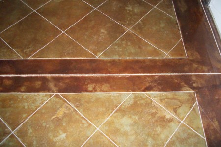 Stained Concrete Floor